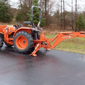 2012 Kubota L3800DT Tractor with LA524 Front Loader, BH 77 Backhoe w Thumb