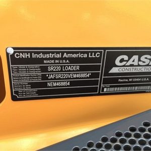 2012 CASE SR220