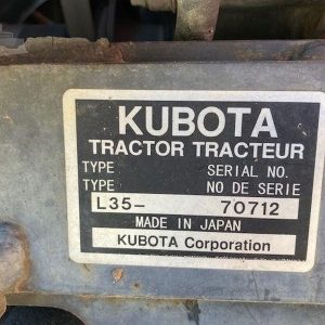 2000 KUBOTA L35