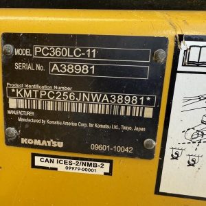 2022 KOMATSU Excavators PC360 LC-11